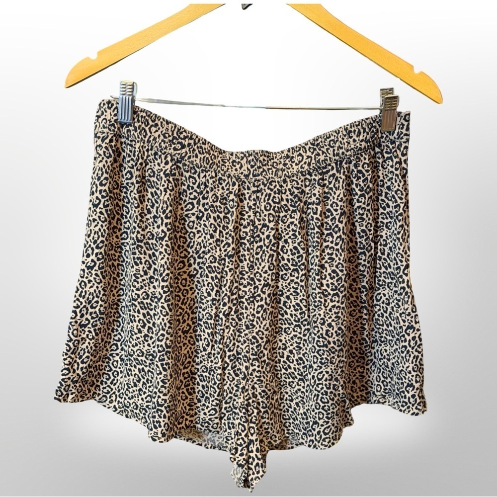 🖤🐆 NWT American Eagle Leopard Print Pull-On Shorts | Size L - Picture 4 of 13